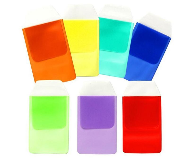 VASANA 6PCS Assorted Colors Practical Multi-Purpose Heavy Duty PVC Pocket Protector School Hospital Office Supplies for Pen Leaks Shirts Lab Coats Pants (Color Random) - Image 2